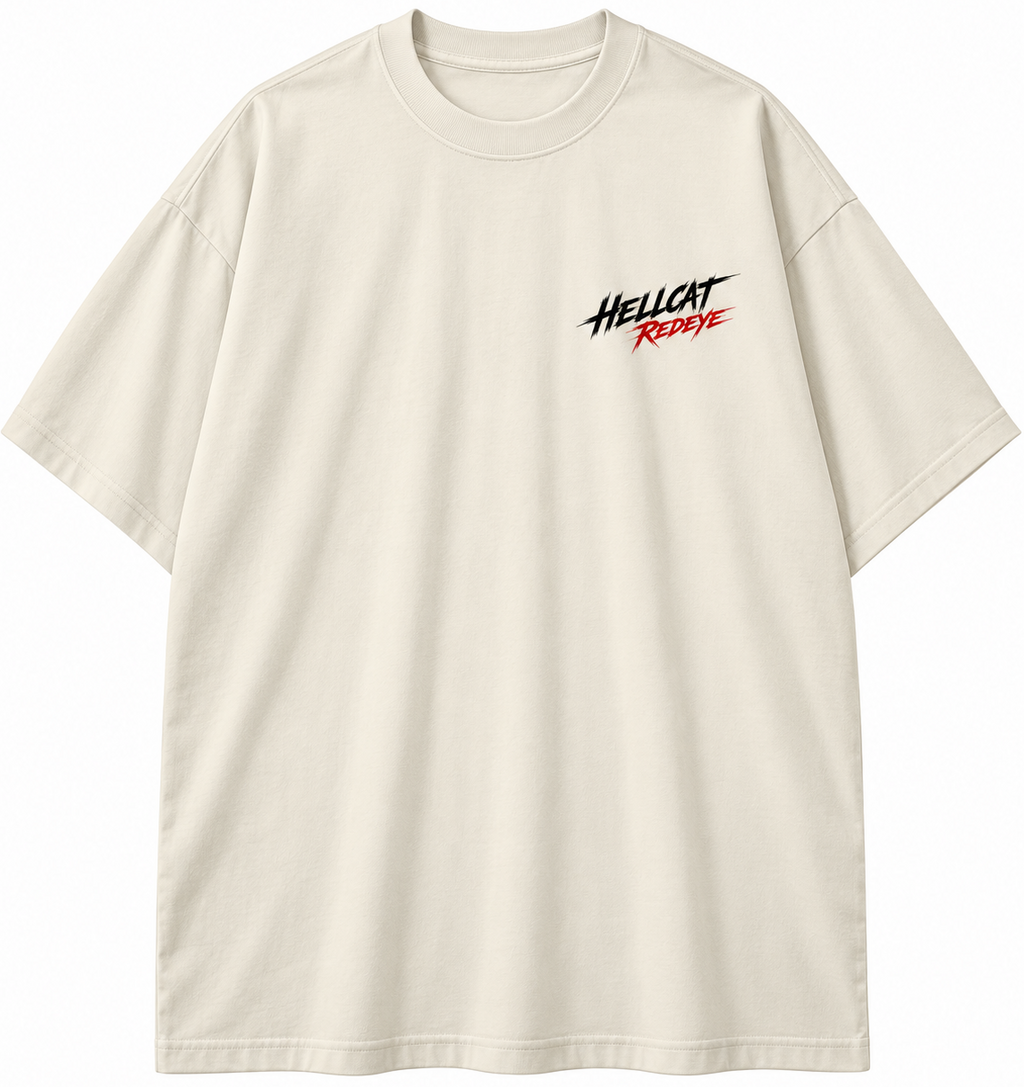 T-SHIRT OVERSIZE HELLCAT BLANC