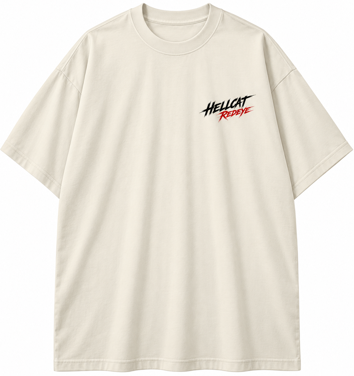 T-SHIRT OVERSIZE HELLCAT BLANC