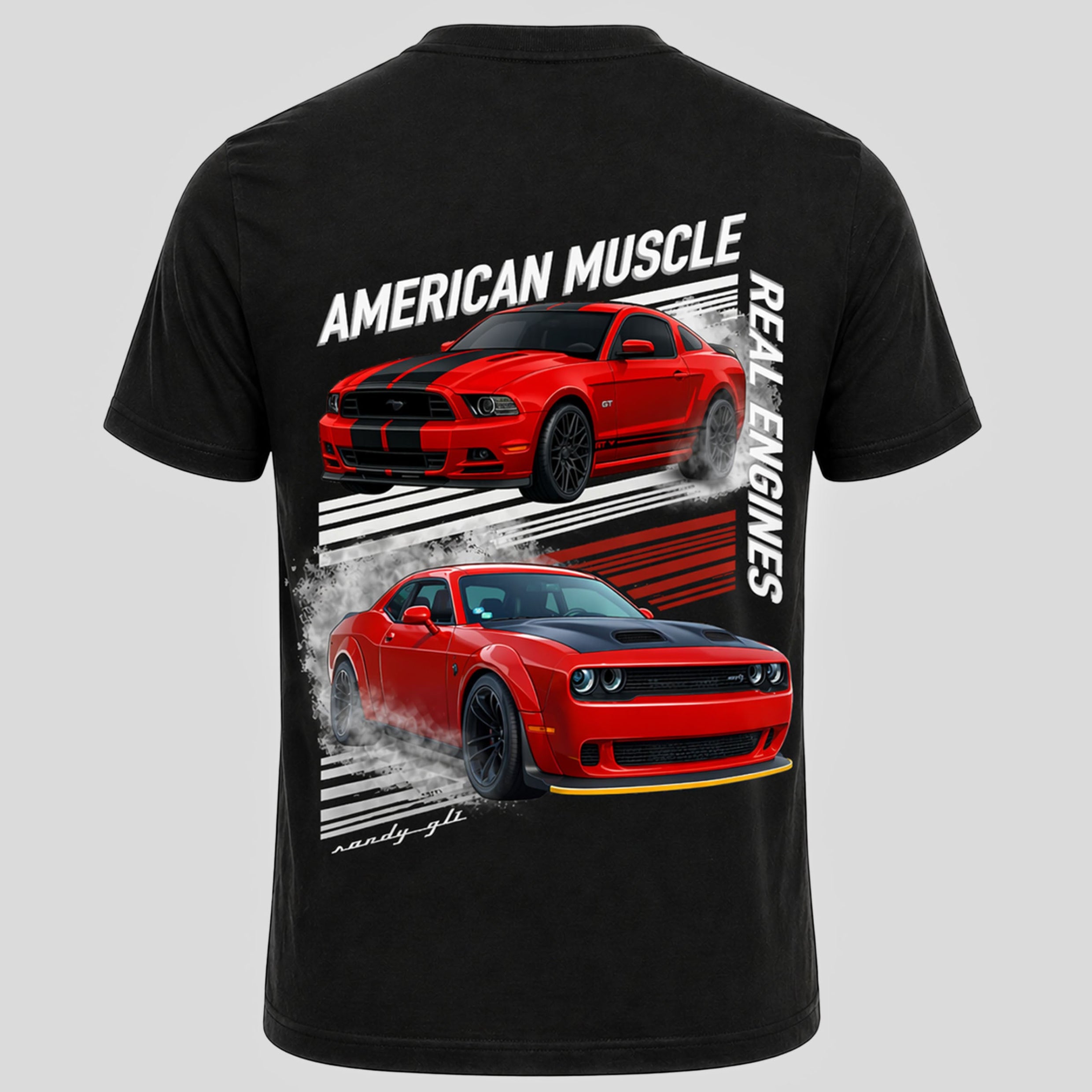 T-SHIRT AMERICAN MUSCLE