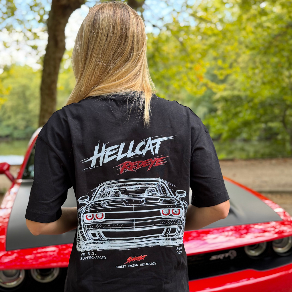 T-SHIRT OVERSIZE HELLCAT NOIR